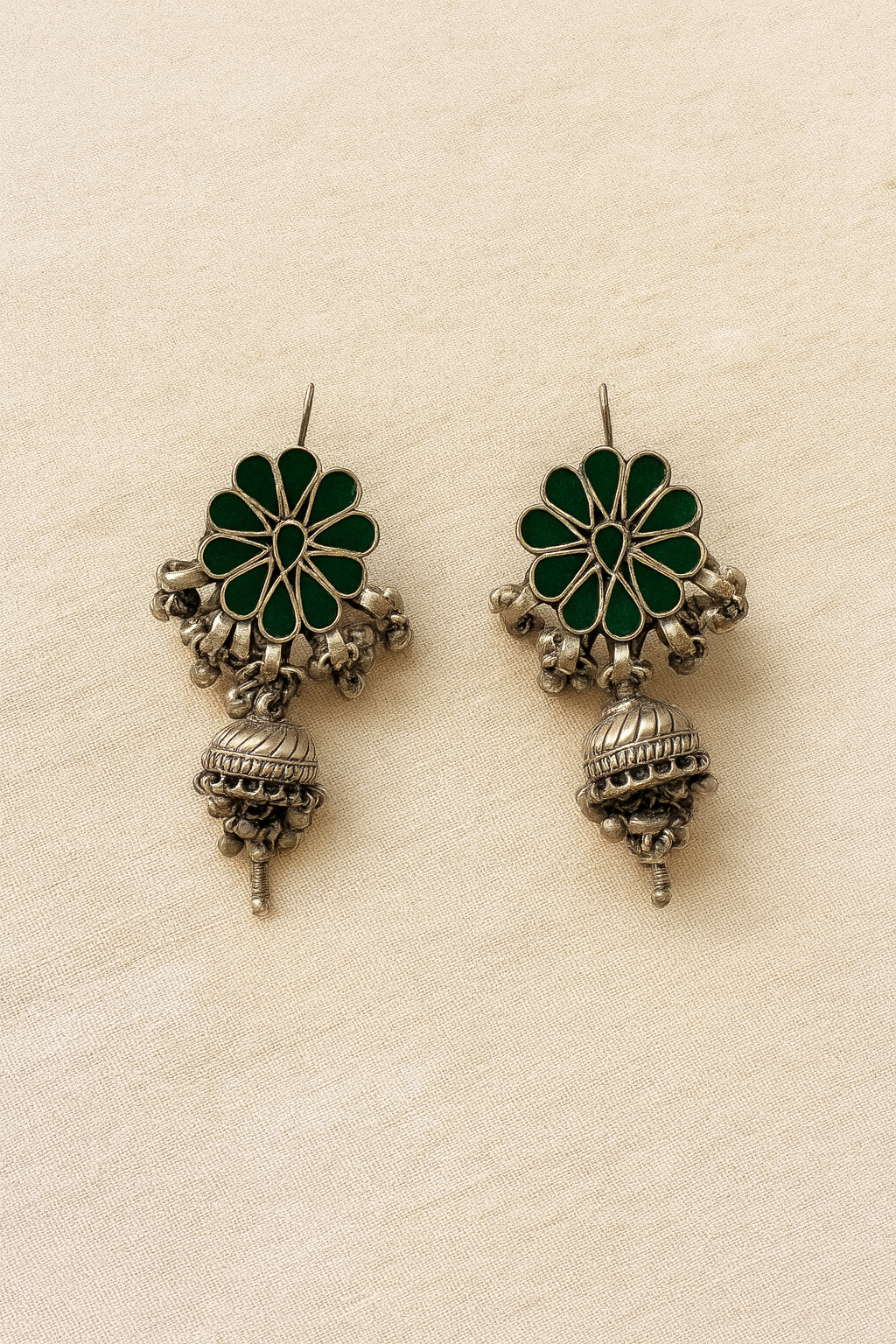 Dariyana Olive Earrings