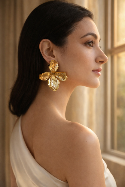 Dariyana Poppy Earrings
