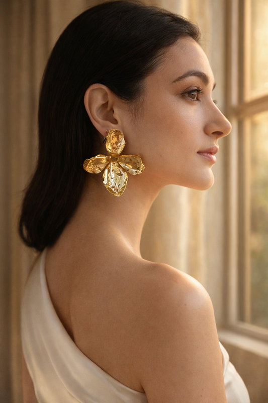 Dariyana Poppy Earrings