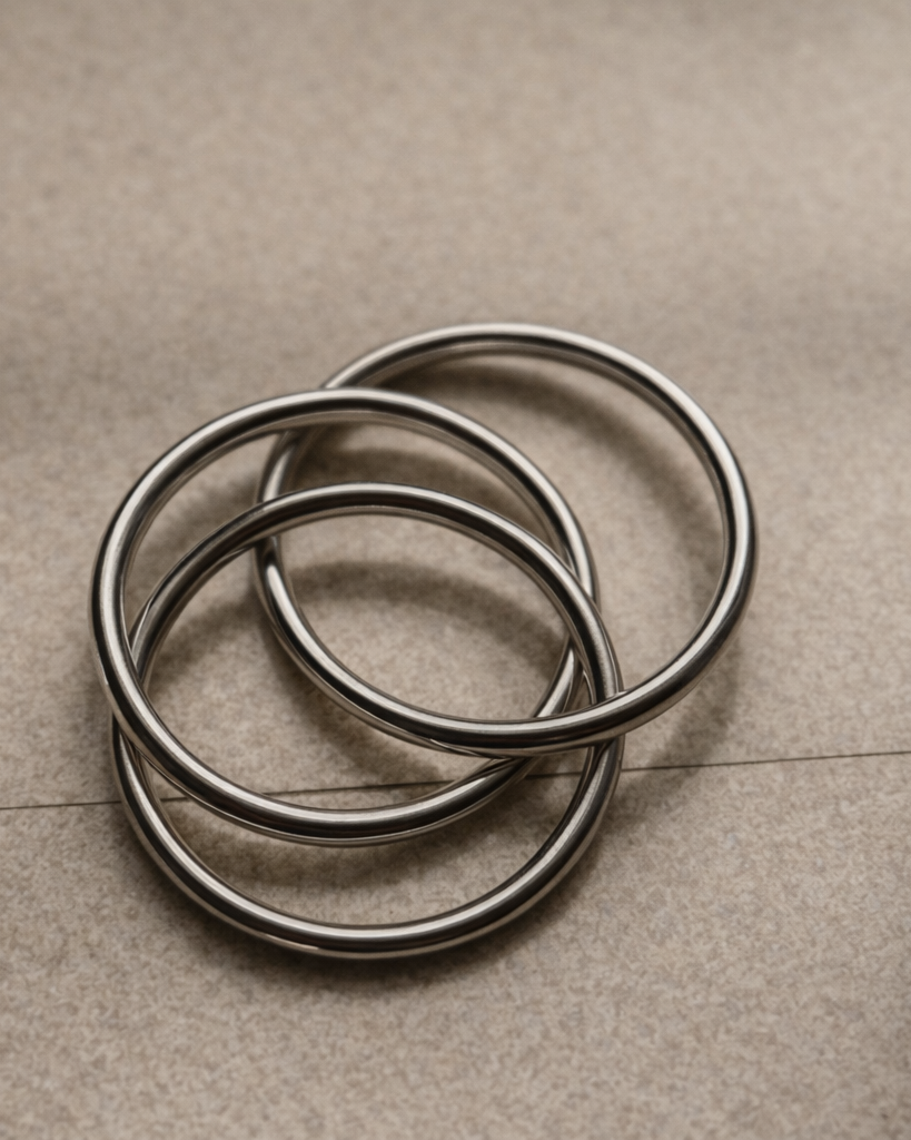 Myra Bangle Stack (Set of 3 Entwined Bangles)