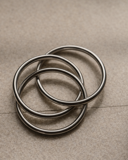Myra Bangle Stack (Set of 3 Entwined Bangles)