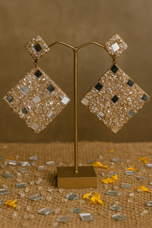 Dariyana Moonlight Earrings