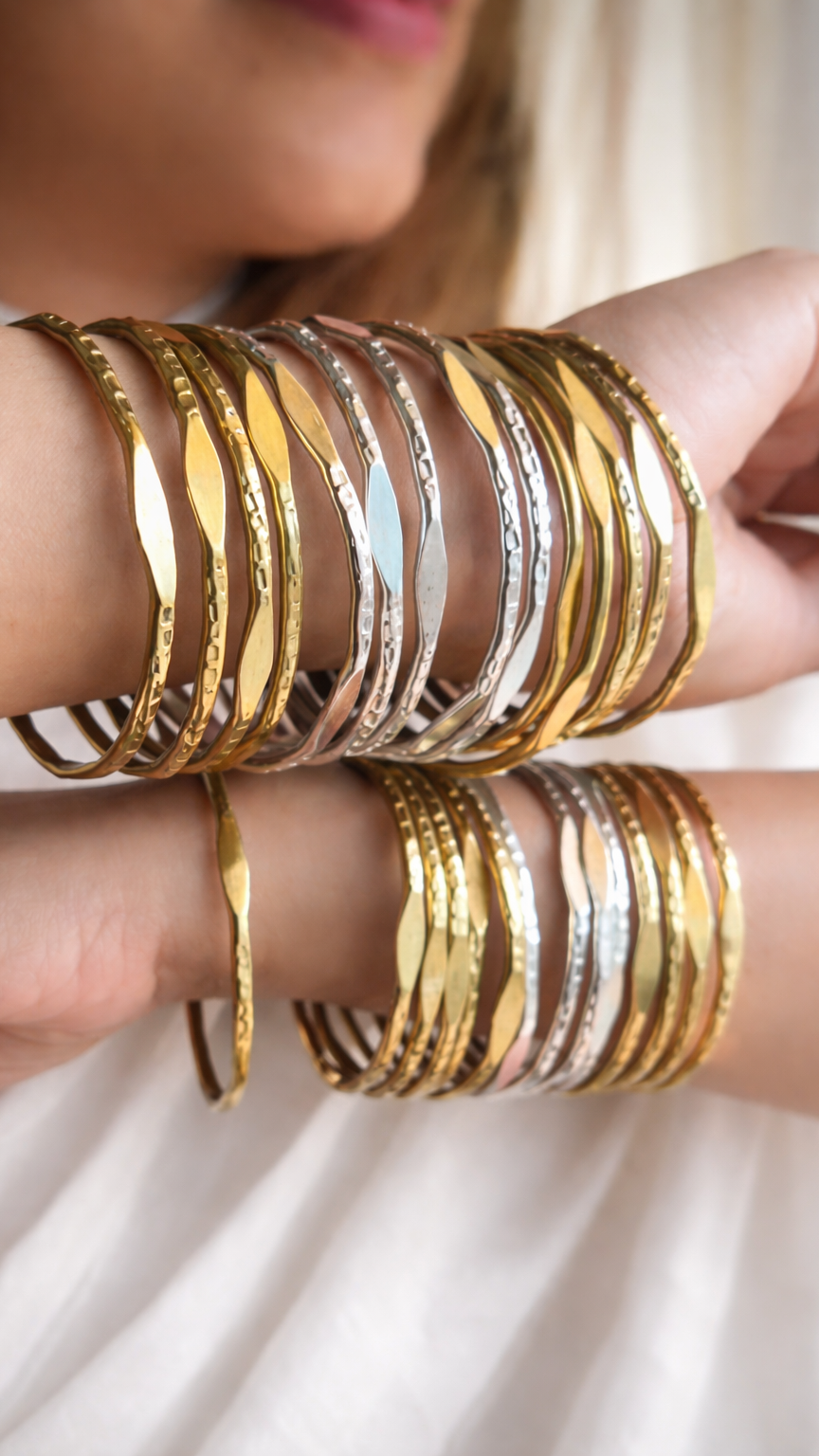 Anvira Bangle Stack (Set of 5 Bangles)