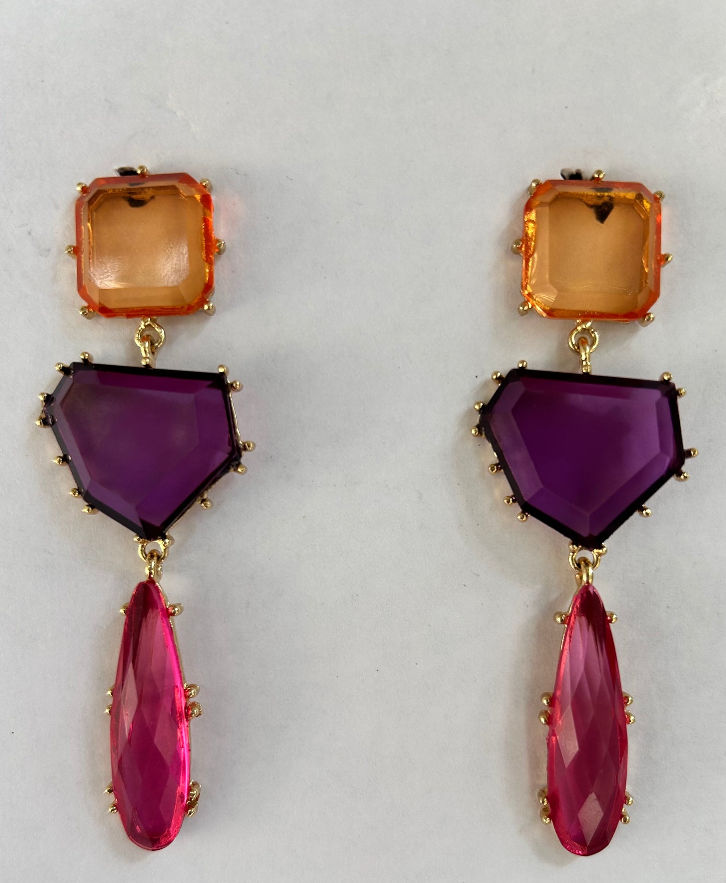 Dariyana  Prism Earrings