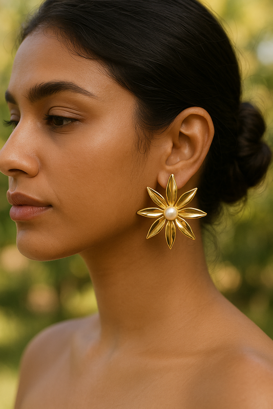 Dariyana Daisy Earrings
