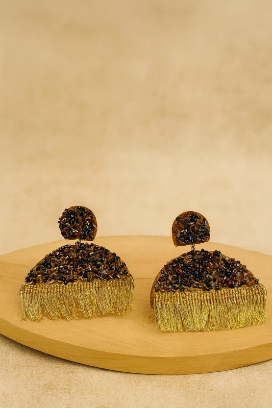 Dariyana Zari Glow Earrings