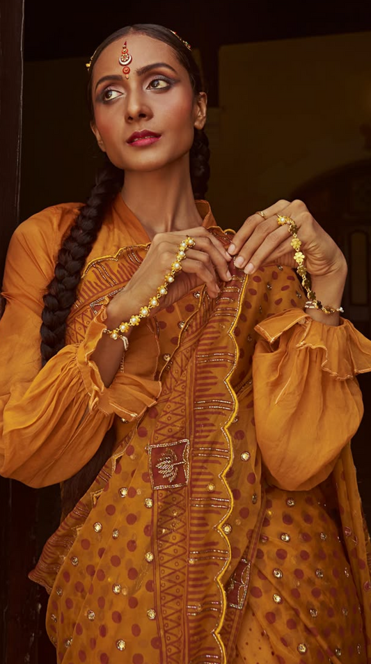 Gulbandh Brass Haathphool